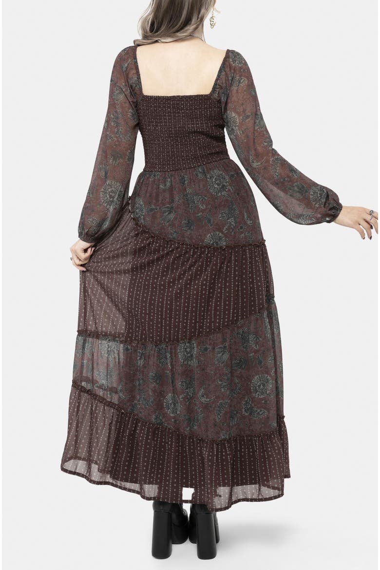 Pact Paisley Maxi Dress, Alternate, color, Taupe