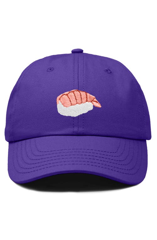DALIX DALIX SHRIMP SUSHI EMBROIDERED DAD CAP