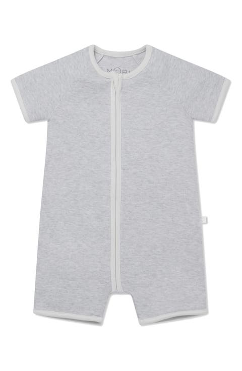 Stripe Fitted One-Piece Short Pajamas