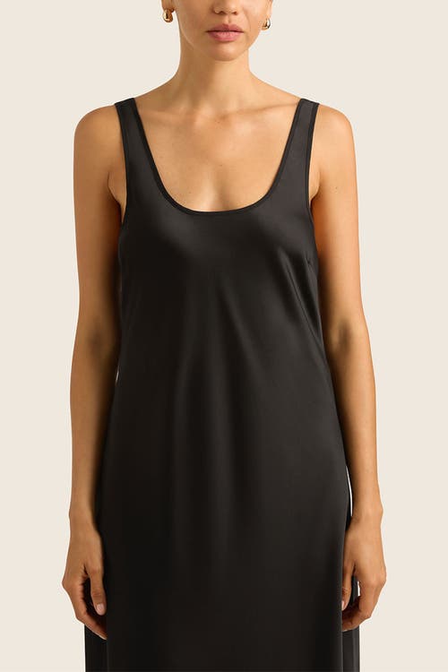 Hope And May Tallon Slip Maxi Dress In Black