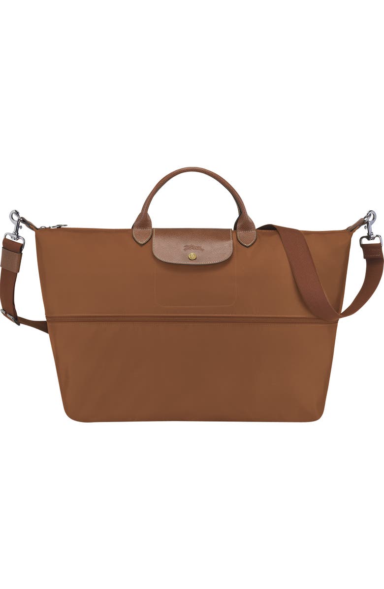 Longchamp 21-Inch Expandable Travel Bag, Alternate, color, Cognac