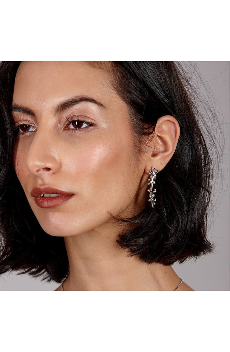 Lucy Quartermaine 4 Drop Splash Earrings, Alternate, color, Sterling Silver