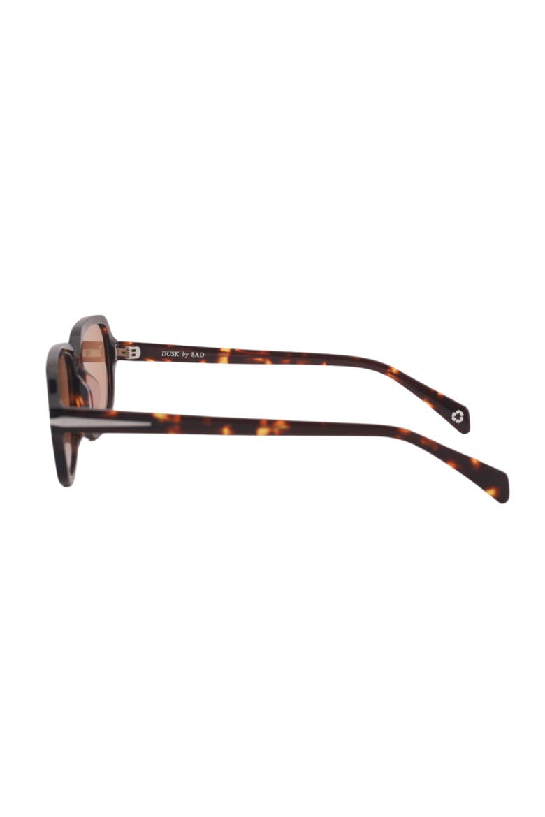 Dusk Sunglasses, Alternate, color, Tortoise - Tinted Bronze