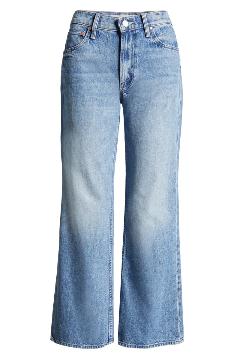 MOTHER The Bookie Flood Nonstretch Wide Leg Jeans, Alternate, color,