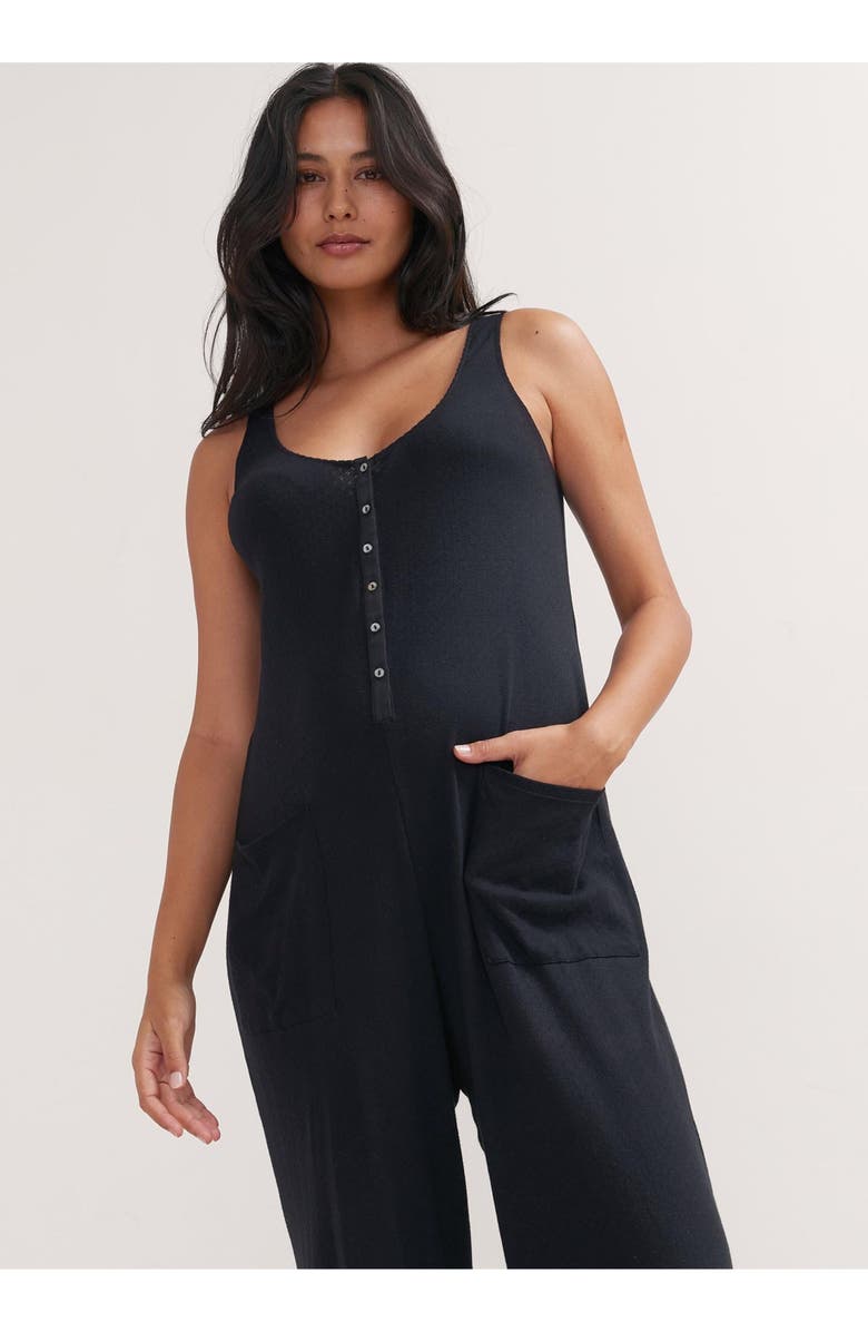 HATCH The Maternity/Nursing 24/7 Feeding Jumpsuit, Alternate, color, Black