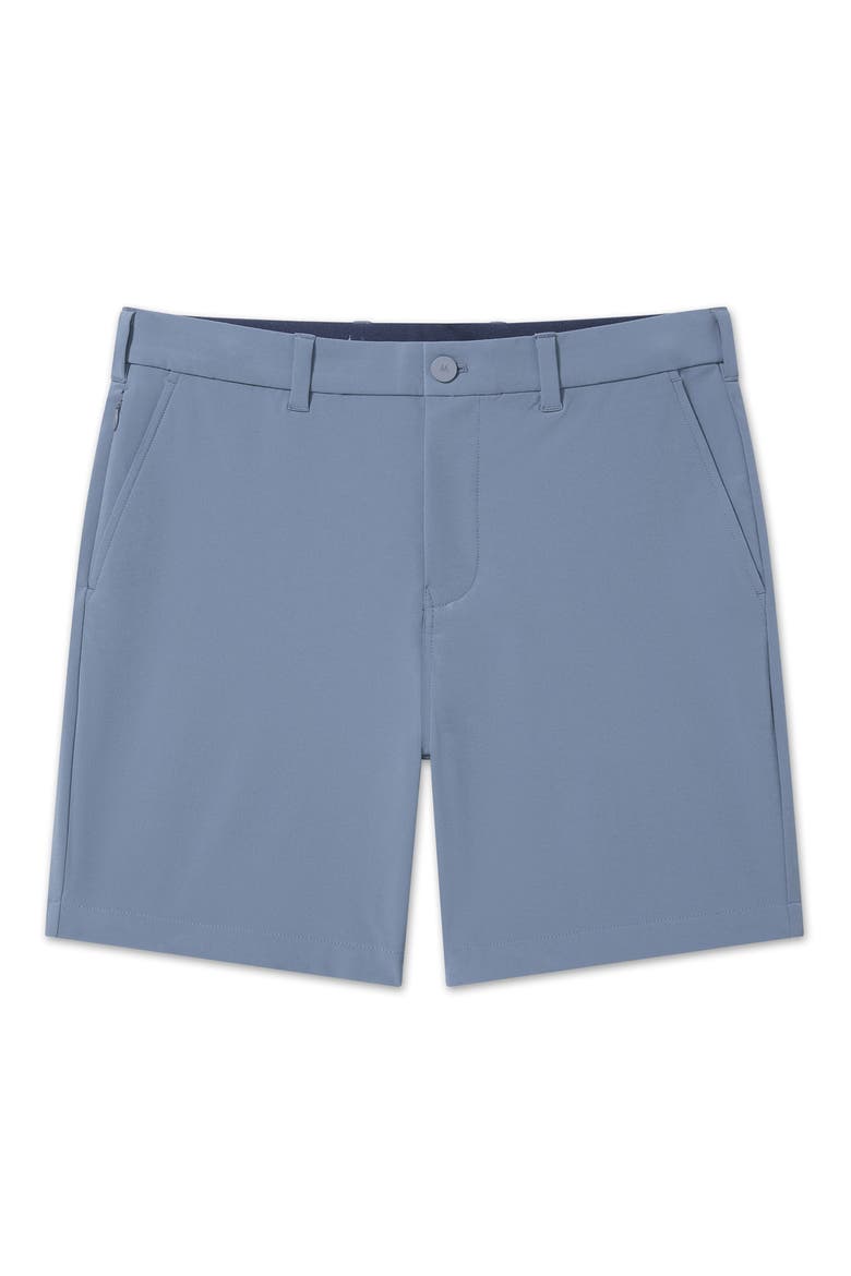 Helmsman Flat Front Performance Golf Shorts, Alternate, color, DARK SLATE