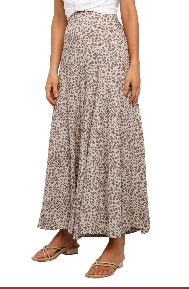 Petal & Pup Selby High Waist Wide Leg Pants, Alternate, color, Beige