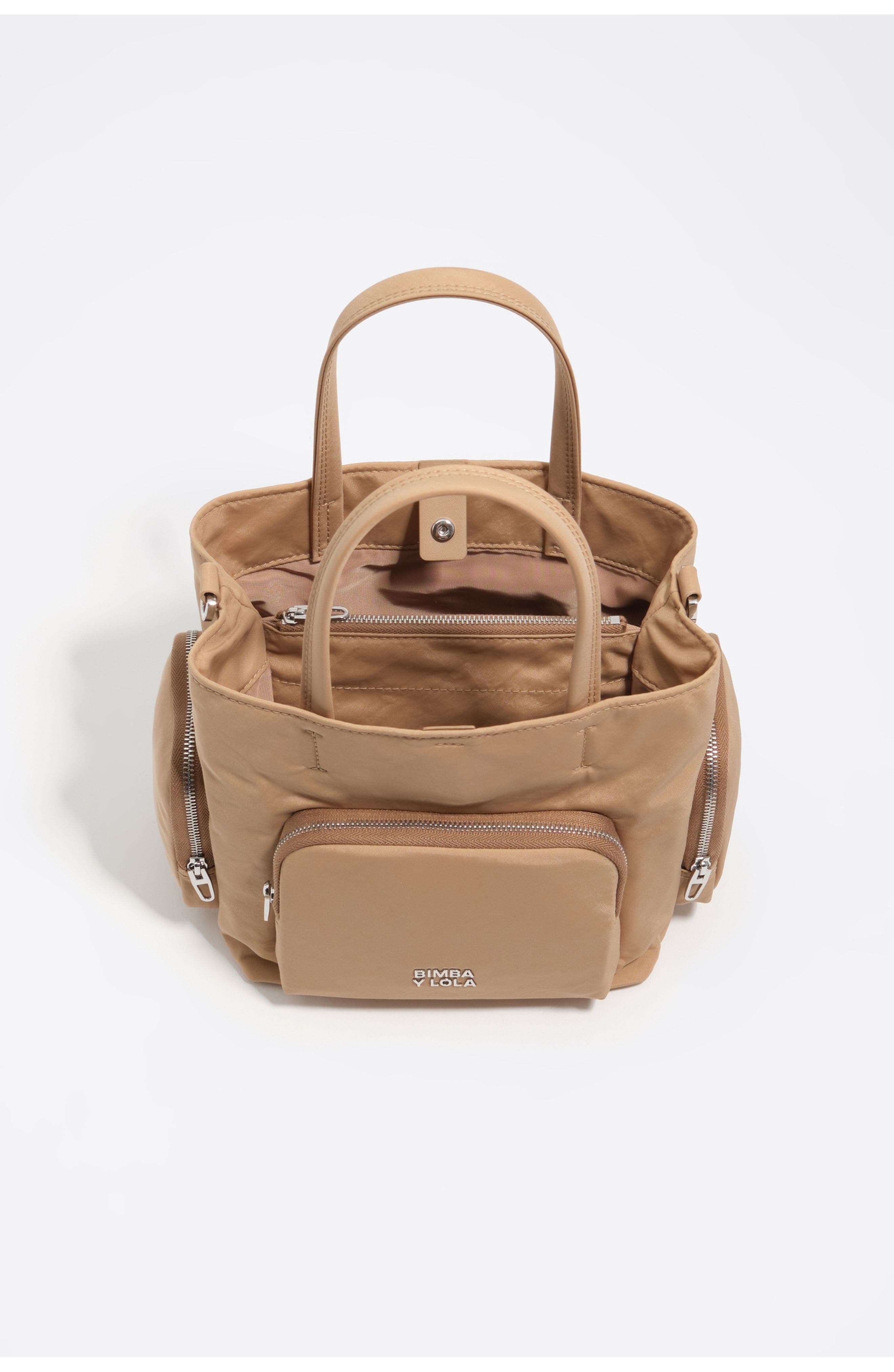 Mini Nylon Pocket Bag, Alternate, color, CAMEL