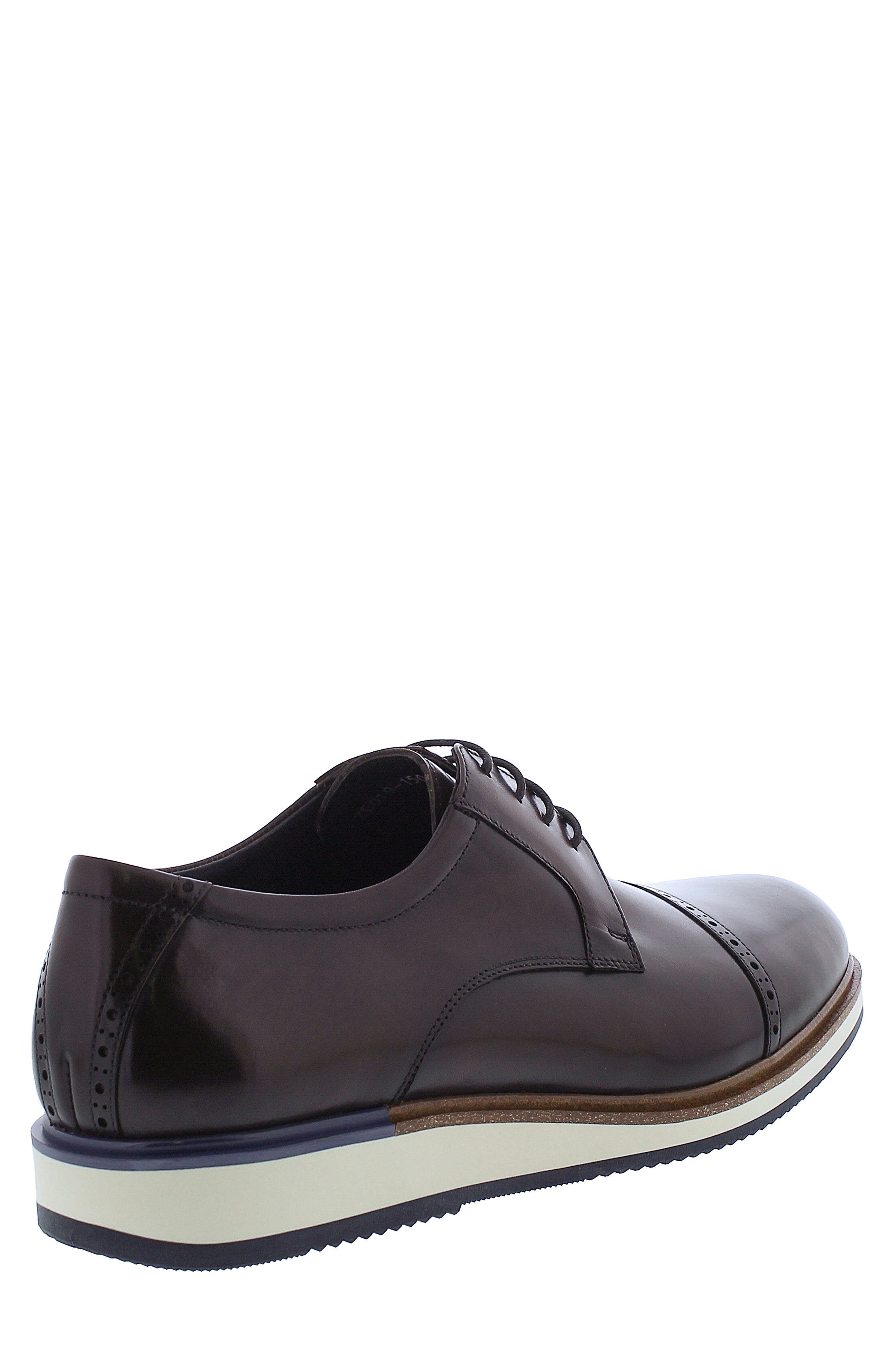 Strand Cap Toe Derby, Alternate, color, WHISKY