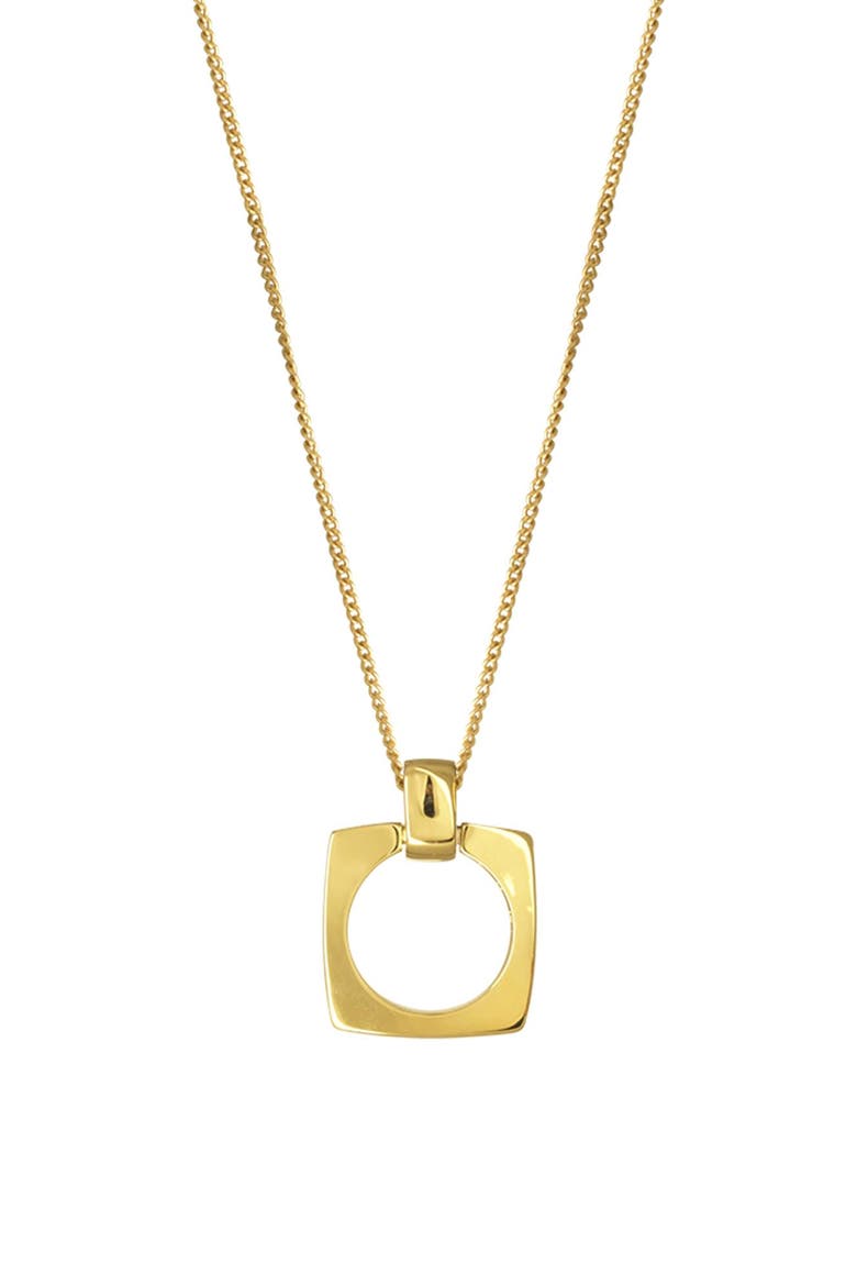 Aldaba Necklace, Main, color, Gold