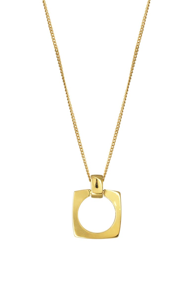 CXC Aldaba Necklace, Main, color, Gold