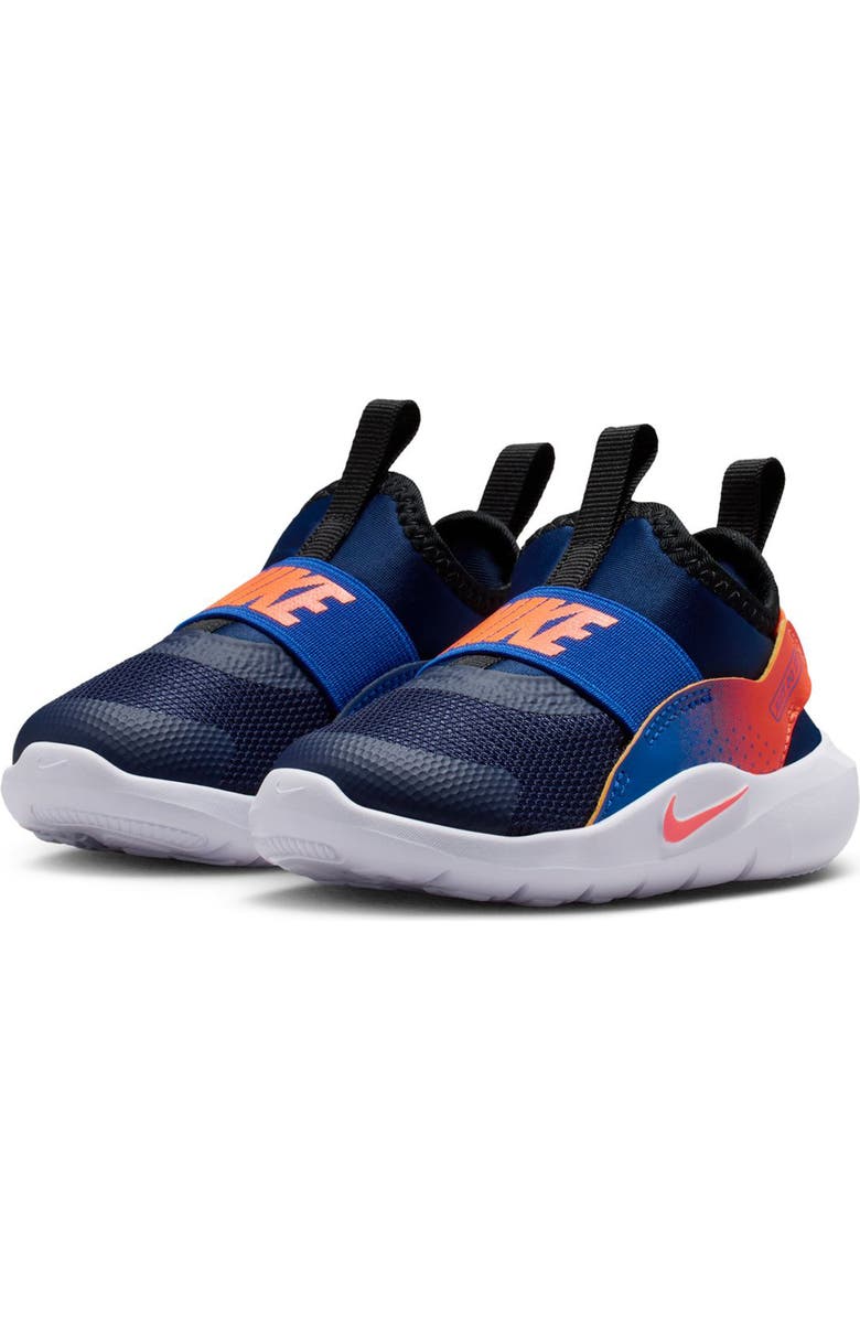 Nike Kids' Flex Runner 4 Sneaker, Main, color, Midnight Navy/ Orange/ Royal