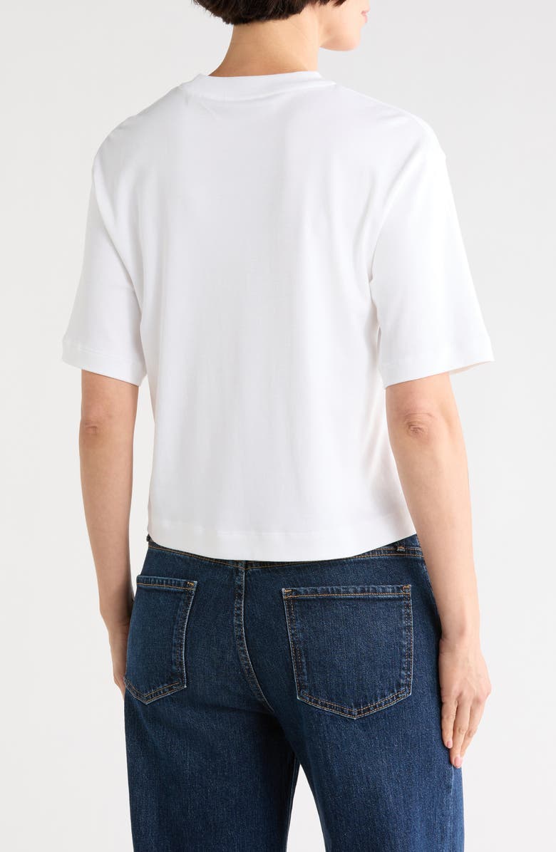 Vince Pima Cotton Wide Sleeve T-Shirt, Alternate, color, Off White