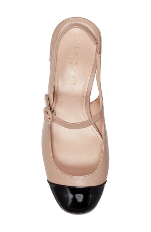 Marc Fisher Ltd Martie Slingback Mary Jane Pump In Medium Natural