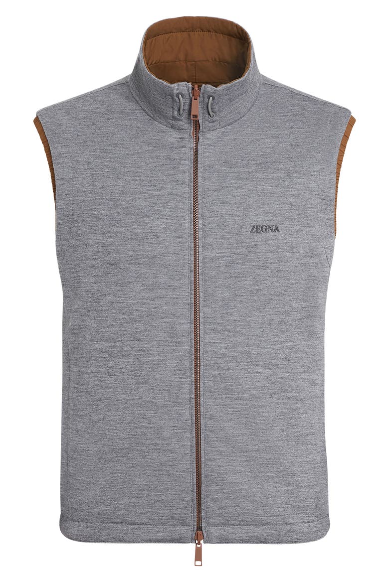Zephyr Reversible Vest, Alternate, color, VICUNA