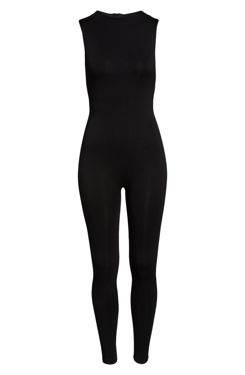 Naked Wardrobe NW Sleeveless Sculpt Jumpsuit, Alternate, color,