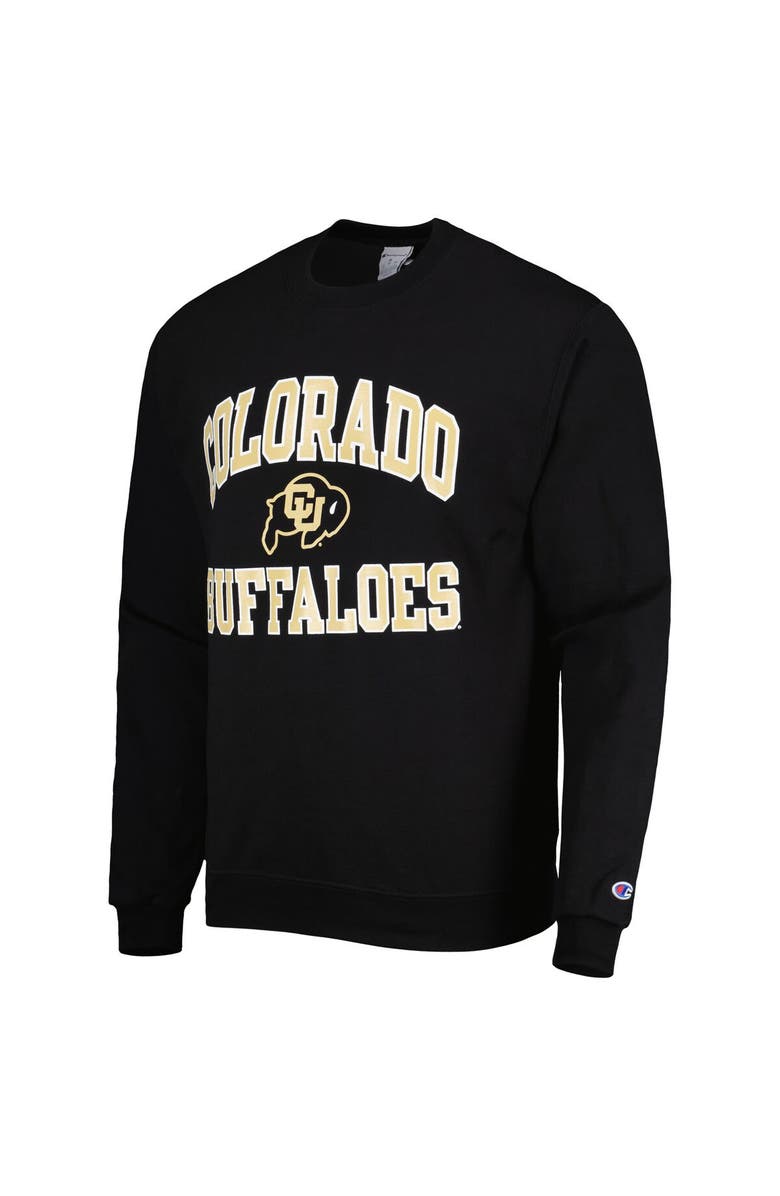 Champion Men's Champion Black Colorado Buffaloes High Motor Pullover Sweatshirt, Alternate, color,