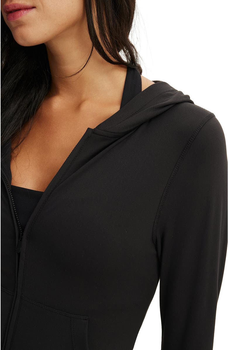 COTTON ON BODY Women's Active Ultra Soft Hooded Jacket, Alternate, color, Black