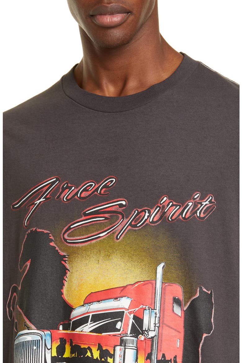 Wild Spirit Long Sleeve T-Shirt, Alternate, color, BLACK