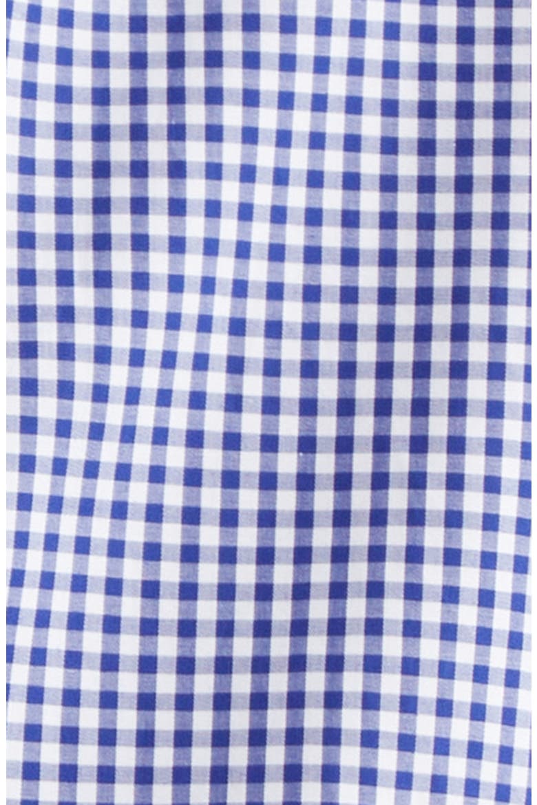 Cameron Gingham Check Cotton Button-Down Shirt, Alternate, color, BLUE/ WHITE