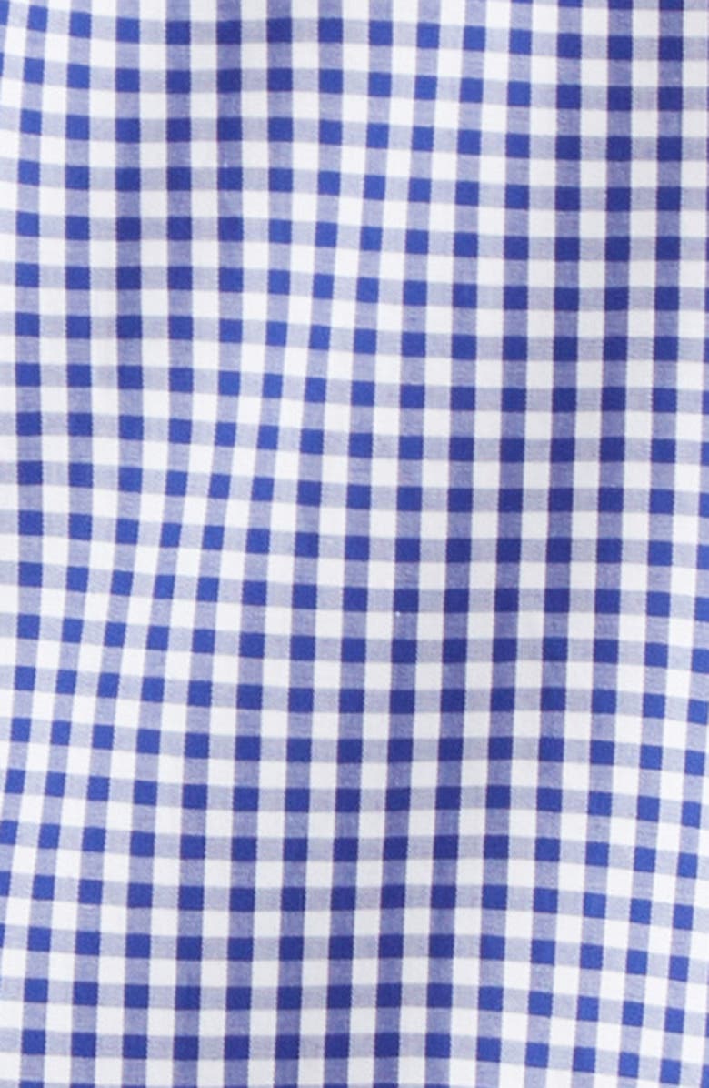 Ralph Lauren Purple Label Cameron Gingham Check Cotton Button-Down Shirt, Alternate, color, Blue/ White
