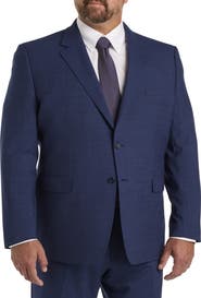 JV Reflex Big & Tall Textured Suit Jacket