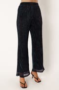 Petal & Pup Sonja Metallic Wide Leg Pants