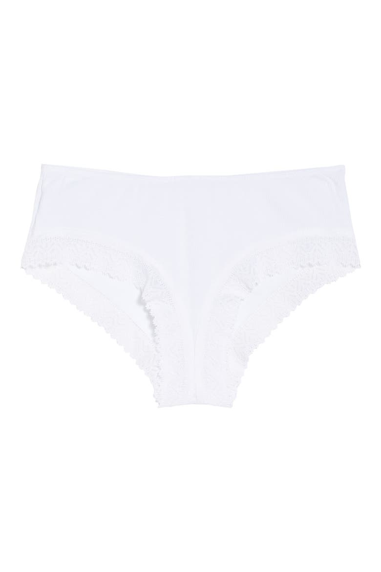 Eugenie Boyshort Panties, Alternate, color, WHITE