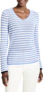 NIC+ZOE Stripe Supersoft Mesh Sweater