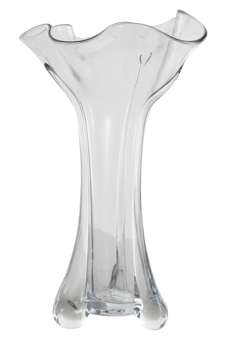 Clear Glass Vase, Alternate, color, CLEAR