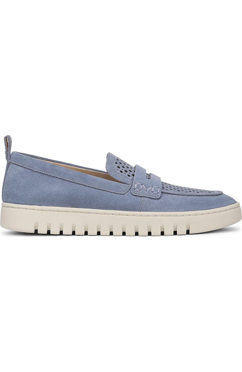 Vionic Uptown Perf Penny Loafer, Alternate, color, Pacific Blue