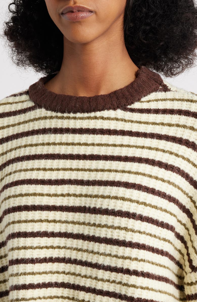 PacSun Alexia Oversize Rib Sweater, Alternate, color, Stripe