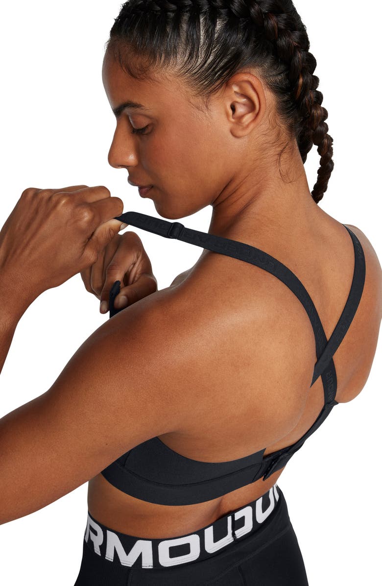 Under Armour Infinity Mid 2.0 Sports Bra, Alternate, color, Black / / Black