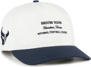 '47 Men's '47 White Houston Texans Contemporary Two-Tone Hitch Adjustable Hat