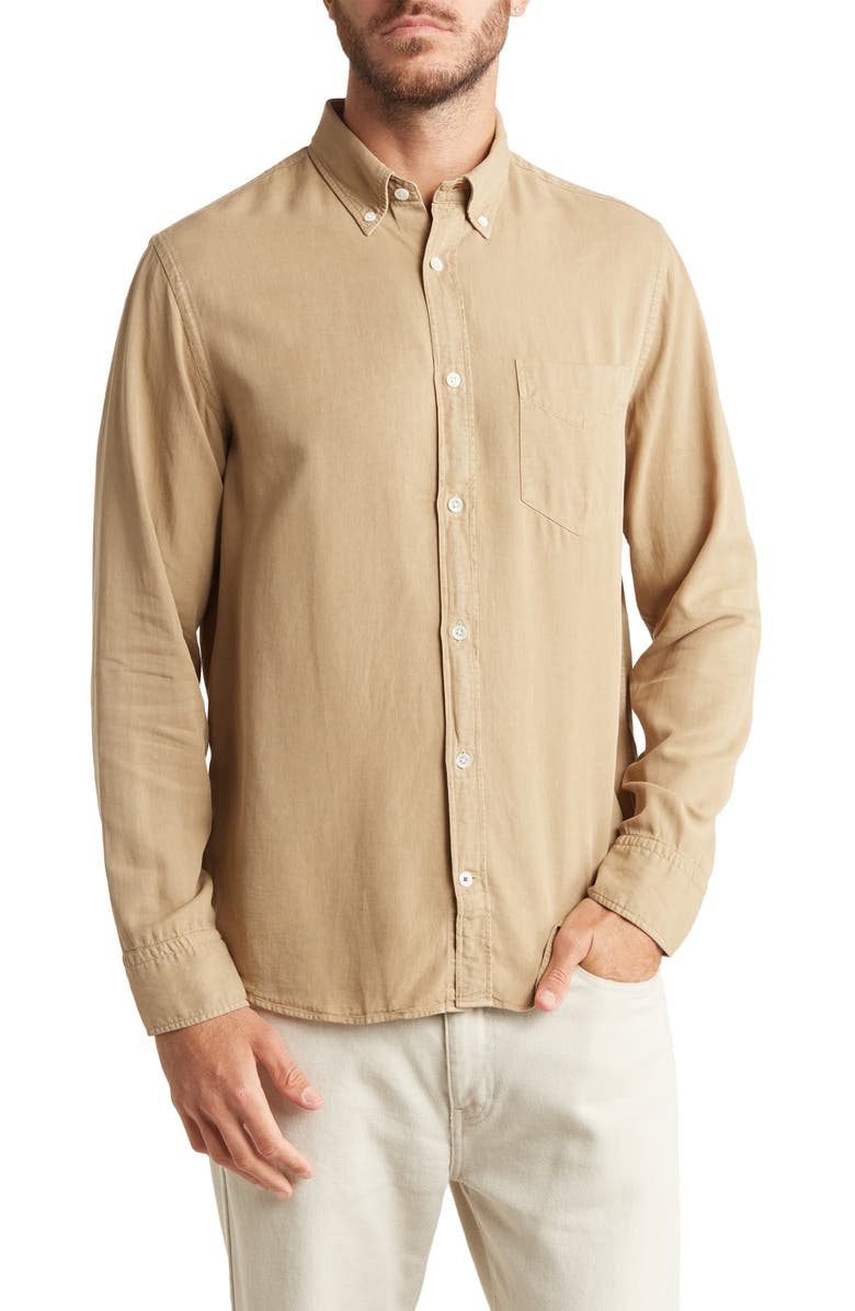 NN07 Levon Button-Up Shirt, Main, color, 