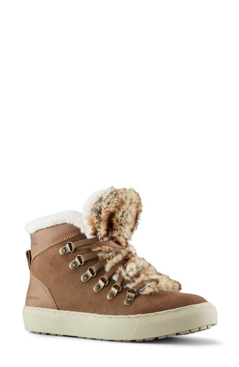 Daniel Faux Fur Trim Waterproof Boot (Women)