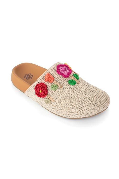 The Sak Bolinas Clog In Flower Ecru