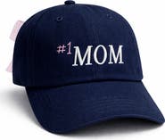 Bits & Bows Women's #1 Mom Bow Baseball Hat