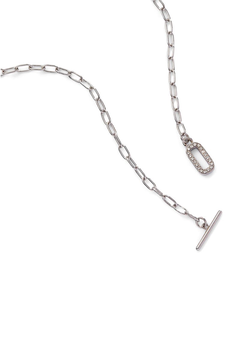 Alex and Ani Pave Toggle Necklace, Alternate, color, 