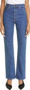 Khaite The Danielle High Waist Straight Leg Jeans