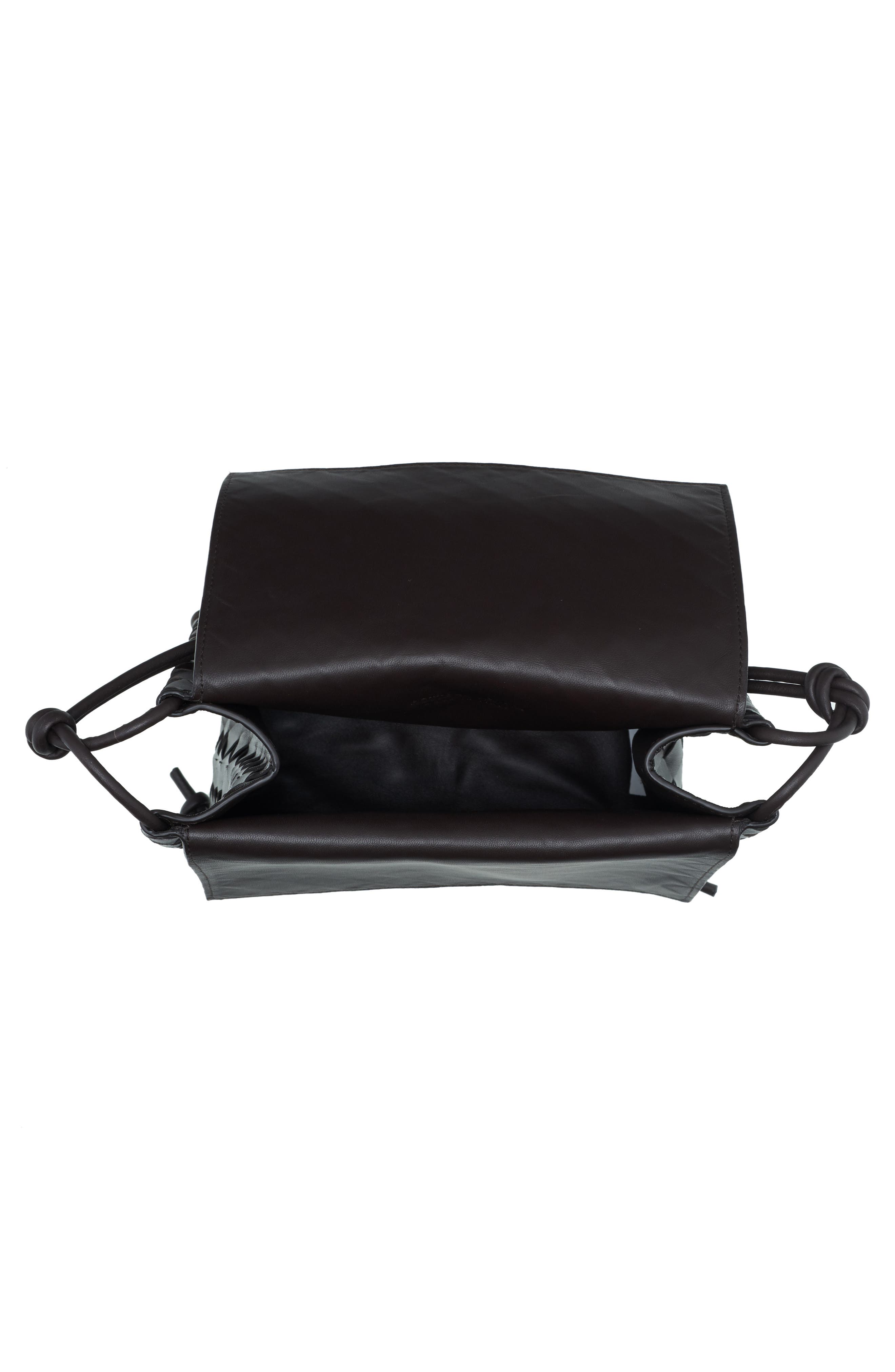 Bottega Veneta Bottega Venenta Intrecciato Small Flap Crossbody Bag, Alternate, color, 