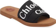 Chloé Woody Logo Slide Sandal