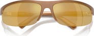 Miu Miu 70mm Oversize Oval Semirimless Sunglasses