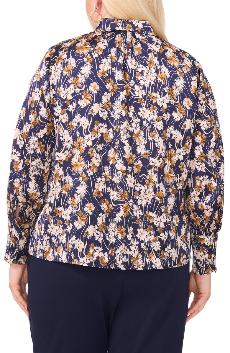 Halogen<sup>®</sup> Satin Button-Up Top, Alternate, color,