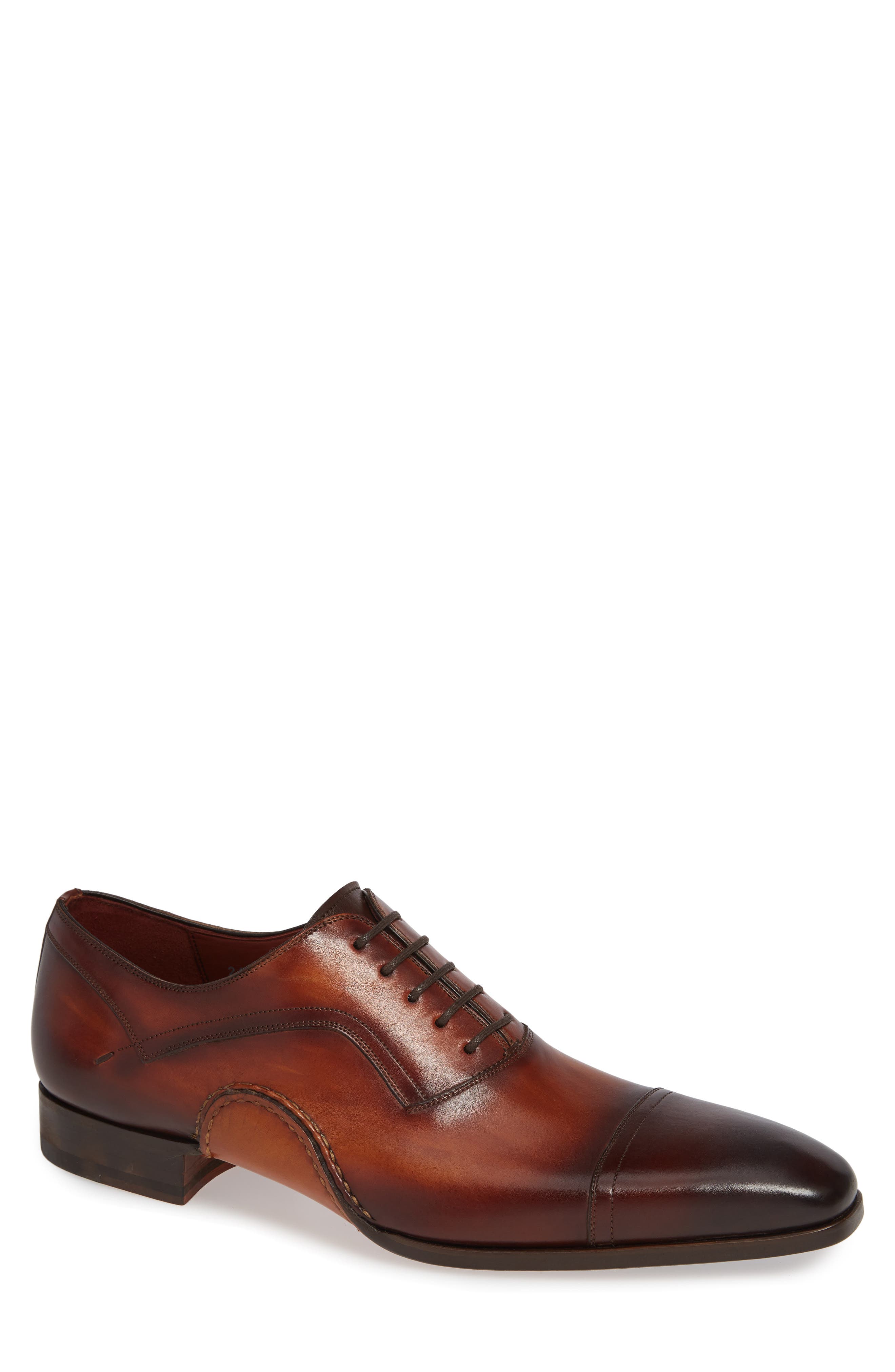 Magnanni Jude Cap Toe Oxford, Main, color, 
