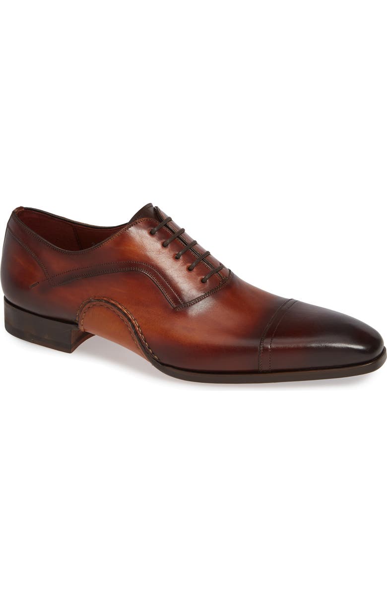 Magnanni Jude Cap Toe Oxford, Main, color,