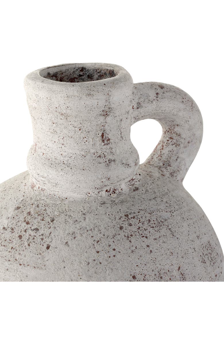 GINGER BIRCH STUDIO Tall Terracotta Vase, Alternate, color, Cream