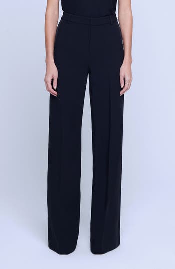 L Agence L'agence Livvy High Rise Tux Trousers In Black