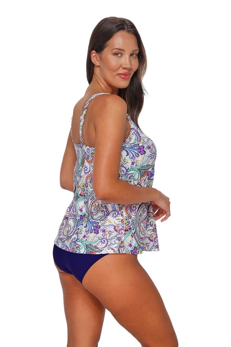 Jenna Tankini Swimsuit Top, Alternate, color, TIDE POOL TWIST