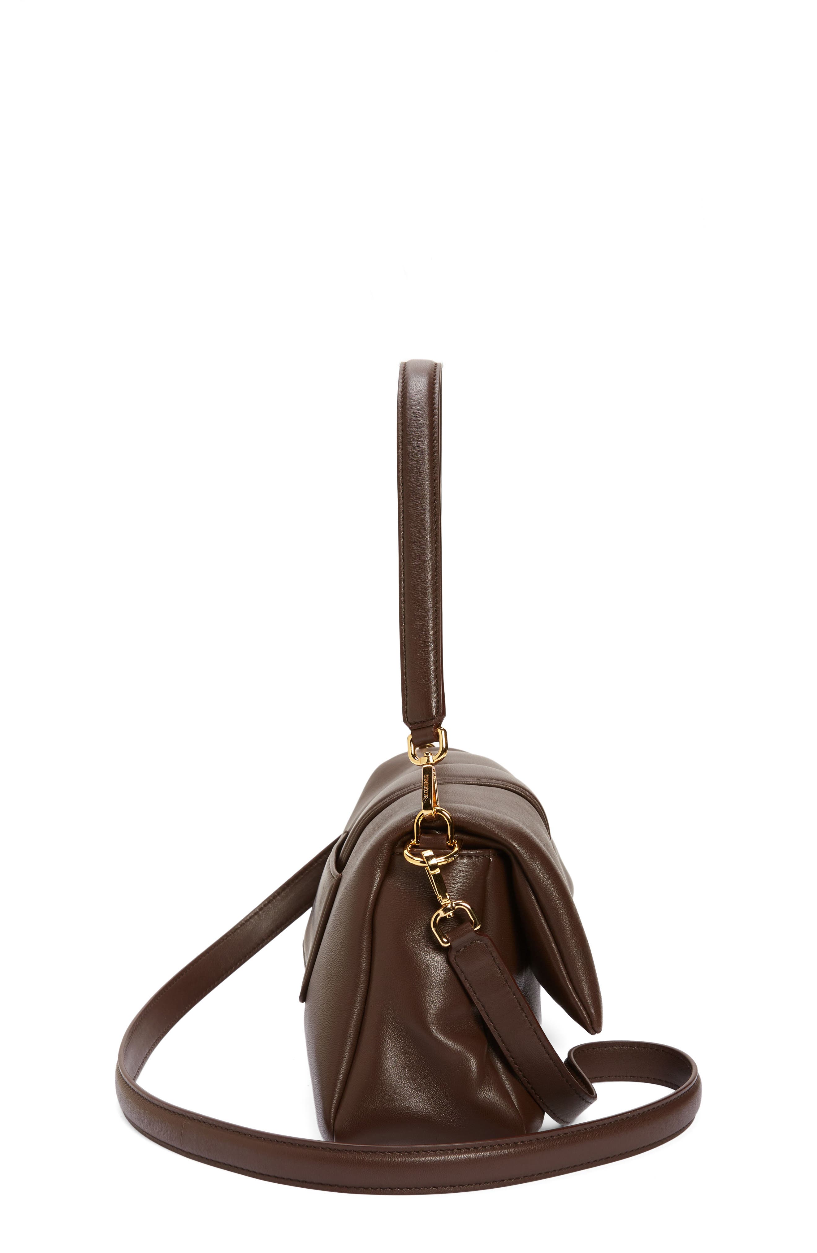 Jacquemus Le Bambimou Satchel, Alternate, color, Medium Brown